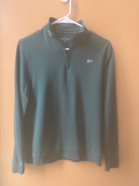 Vineyard Vines Other - Vineyard Vines Boy's XL Forest Green Quarter-Zip Sweater